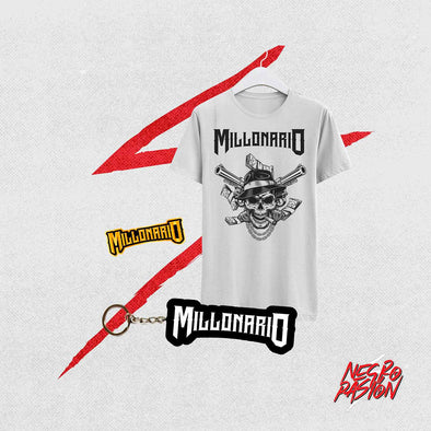 Combo Oficial - Millonario - Camiseta + Llavero + Pin