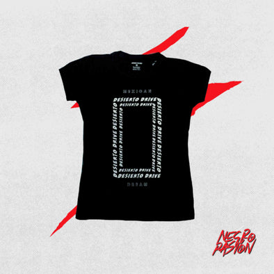 Camiseta Oficial - Desierto Drive - Black Box
