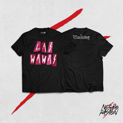 T-Shirt Oficial - The Warning - Las Wawas