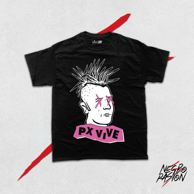 Camiseta Oficial - Px Vive - Logo Rosa