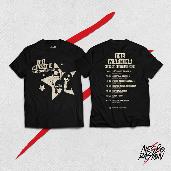 T-shirt Oficial - The Warning - Tour Sudamerica