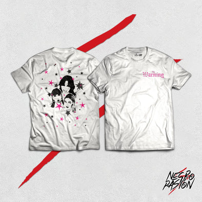 Official T-shirt - The Warning - Pink Stars