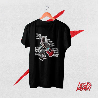 Camiseta - Serbia - Astronauta - negropasion