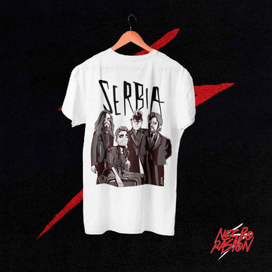 Camiseta - Serbia - Ilustración - negropasion