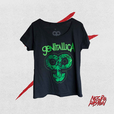 Camiseta - Genitallica - Genitalliza - negropasion