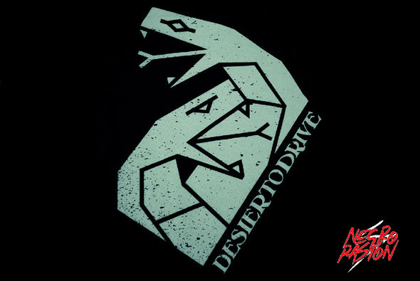 Camiseta - Desierto Drive - Snakes Logo - negropasion