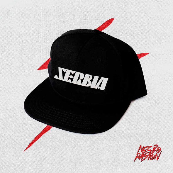 Gorra - Serbia - Snap Back Negra - negropasion