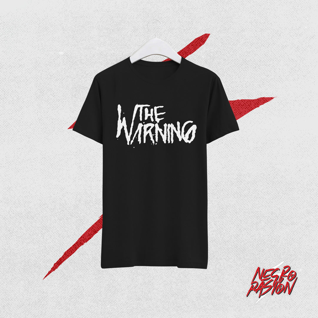 T-Shirt Oficial - The Warning - classic logo – negropasion