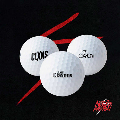 Pack bolas de golf Oficial - Los Claxons