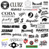 Combo Oficial - Stickers Negro Pasión - 5 PACK