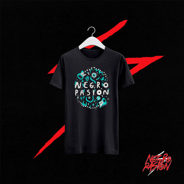 Camiseta - Negro Pasión - Diseño Marcelo Seltzer - negropasion