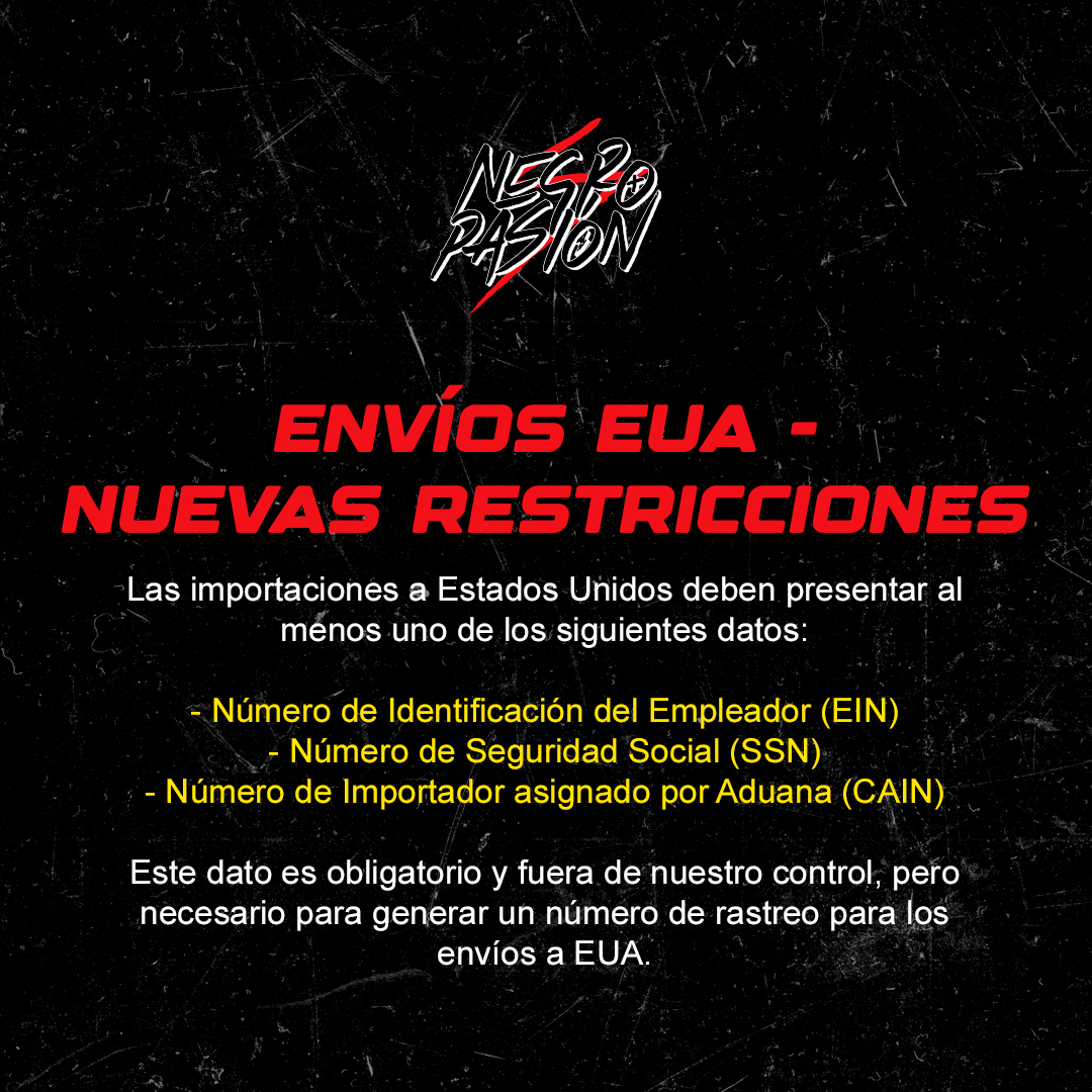 Restricciones para envios a USA
